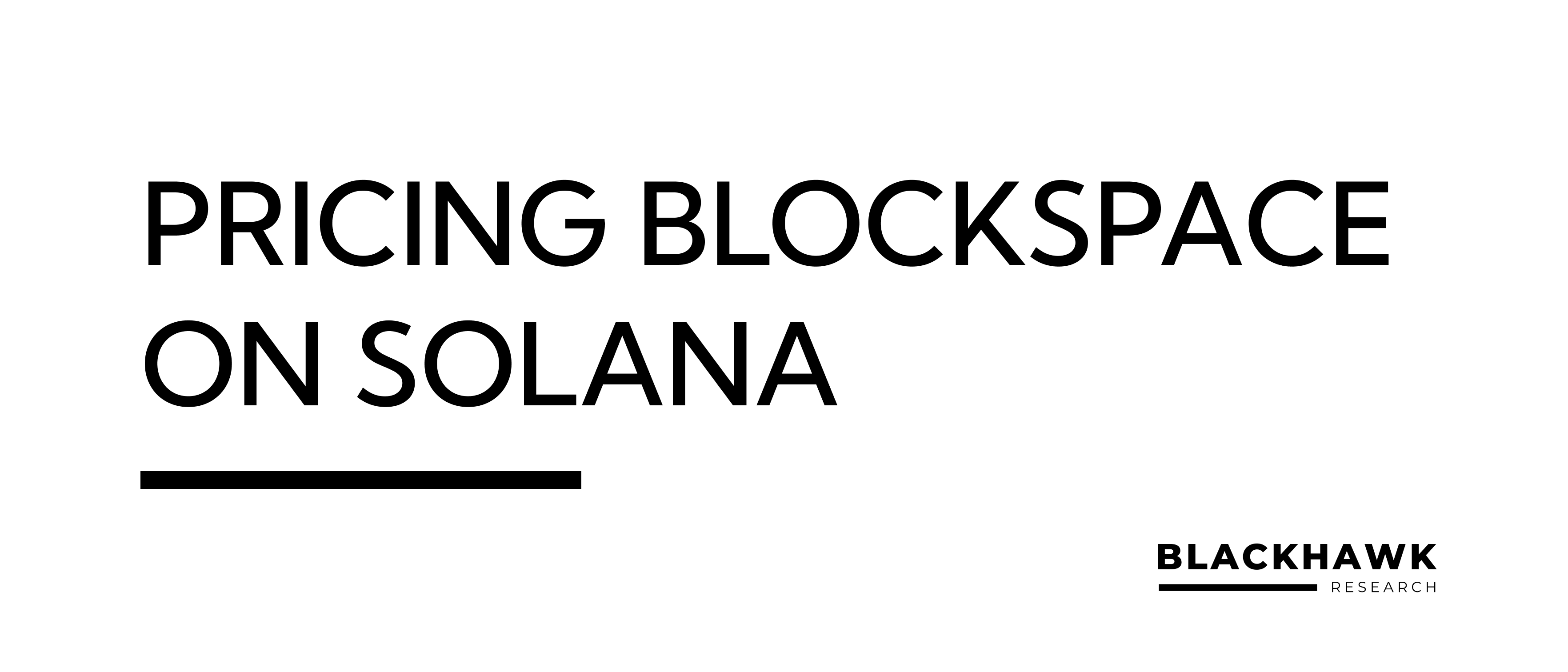 Cover Image for Pricing Blockspace on Solana